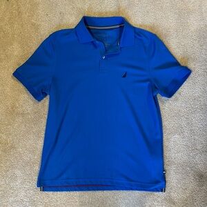 Blue Nautica Collared T-Shirt